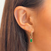 Emerald Mini U Earring Bundle on figure