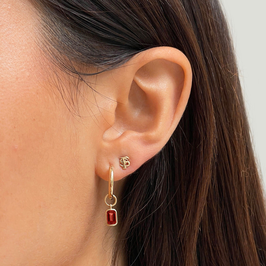 FSU Stud Earring on figure