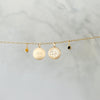Purdue Sunburst Pendant with gemstones