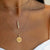 Alabama Sunburst Pendant on figure