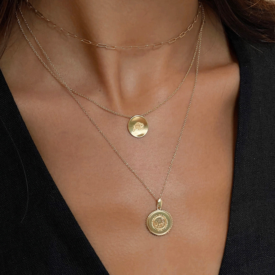 Colorado Sunburst Pendant on figure