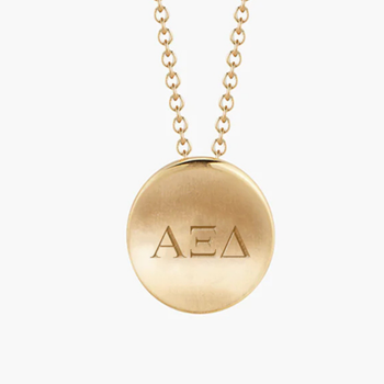 Alpha Xi Delta Letters Necklace