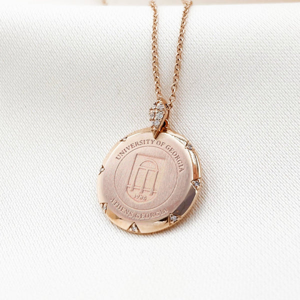 UGA 7-Point Diamond Pendant