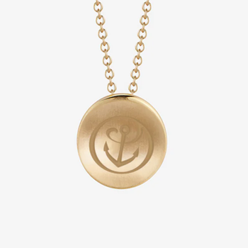 Alpha Sigma Tau Anchor Necklace Petite