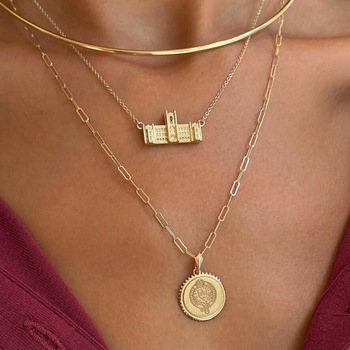 Fordham Keating Hall Necklace on figure