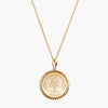 14k Gold and Gold Vermeil Alabama A&M Sunburst Necklace