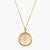 14k Gold and Gold Vermeil Alabama A&M Sunburst Necklace