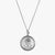 Sterling Silver Alpha Delta Pi ADPi Sunburst Crest Necklace