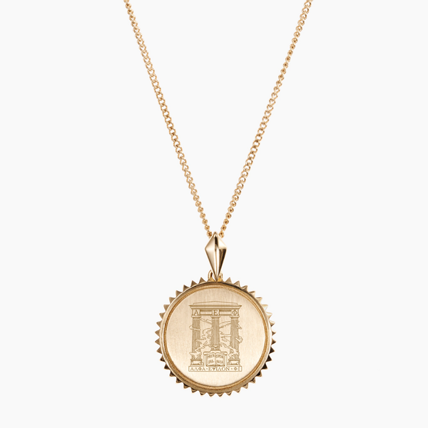 Alpha Epsilon Phi Sunburst Pendant