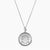 Silver Alpha Gamma Delta Sunburst Crest Necklace