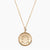 Vermeil 14K Gold Alpha Gamma Delta Sunburst Crest Necklace