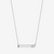 Alpha Gamma Delta Horizontal Bar Necklace in Sterling Silver