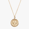 14K Gold and Cavan Gold University of Alabama Sunburst Necklace