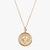 14K Gold and Cavan Gold University of Alabama Sunburst Necklace