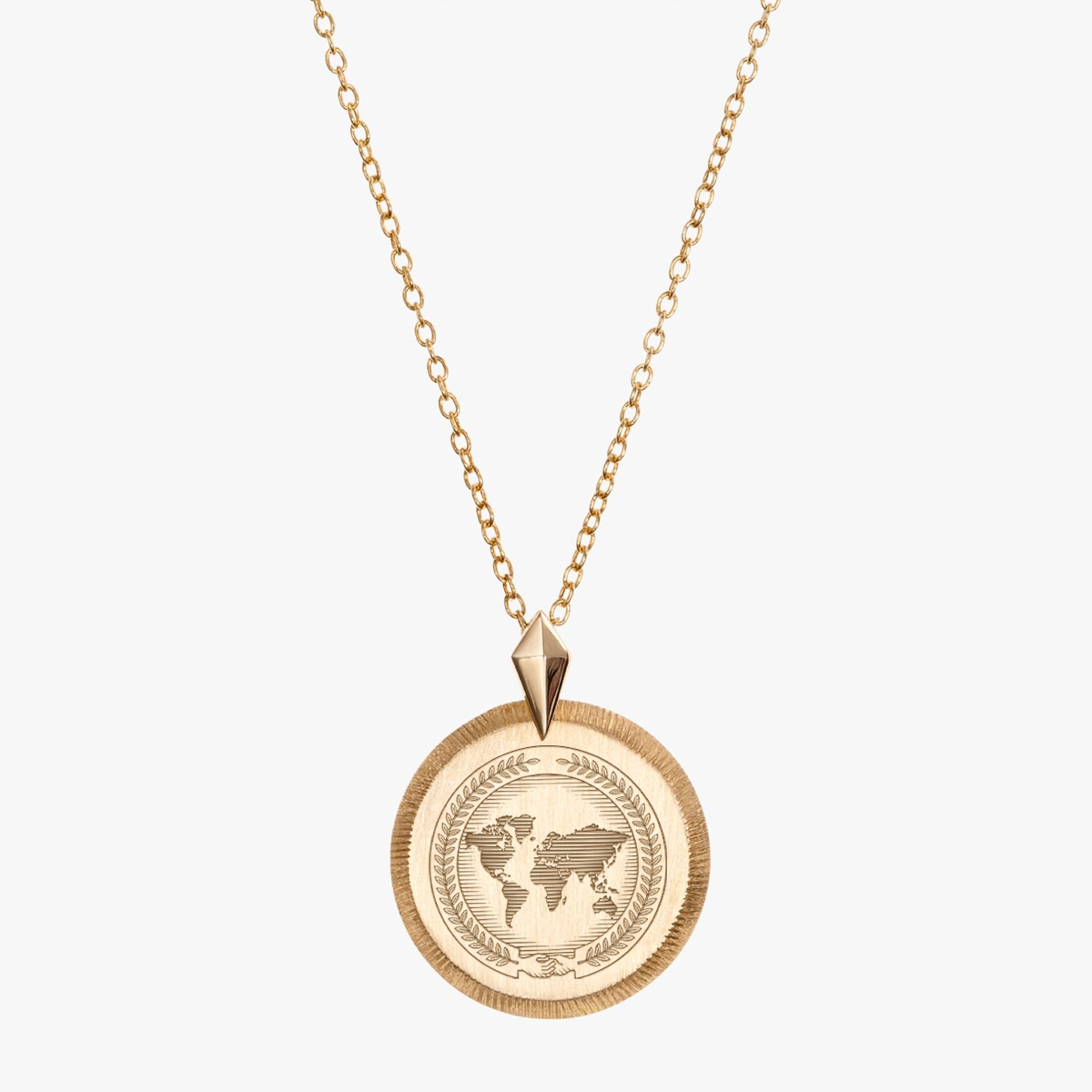 American Florentine Necklace Petite Cavan Gold