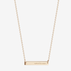 American Horizontal Bar Necklace Cavan Gold