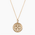 Alpha Omicron Pi Sunburst Rose Pendant