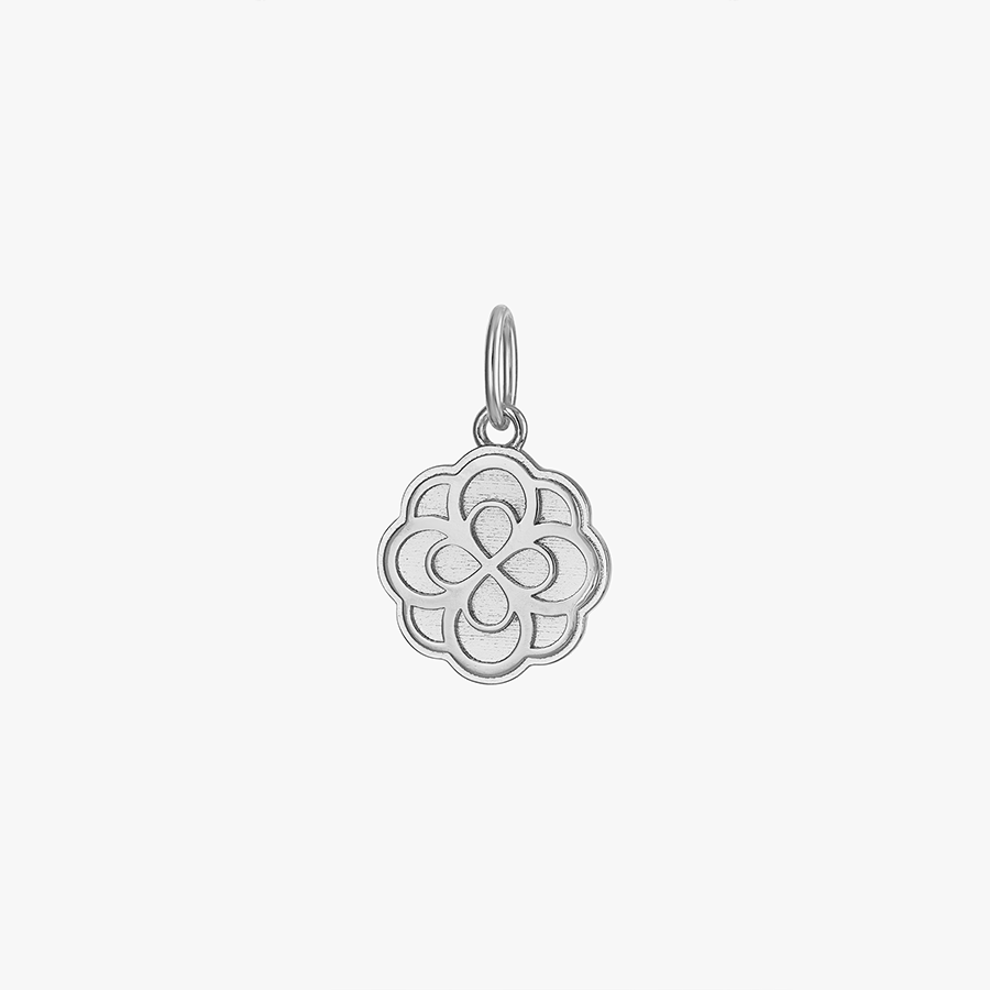 Alpha Omicron Pi Rose Charm