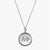 Sterling Silver Alpha Phi Sunburst Letters Necklace