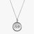 Sterling Silver Alpha Phi Sunburst Letters Necklace