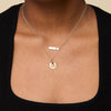 Alpha Phi Horizontal Bar Necklace
