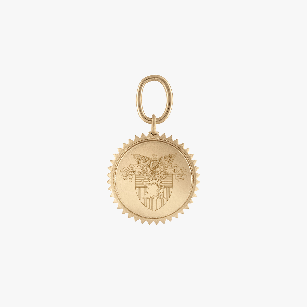 West Point Sunburst Charm