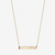 West Point Beat Navy Horizontal Bar Necklace