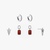 ASU Pitchfork Florentine Earring Bundle