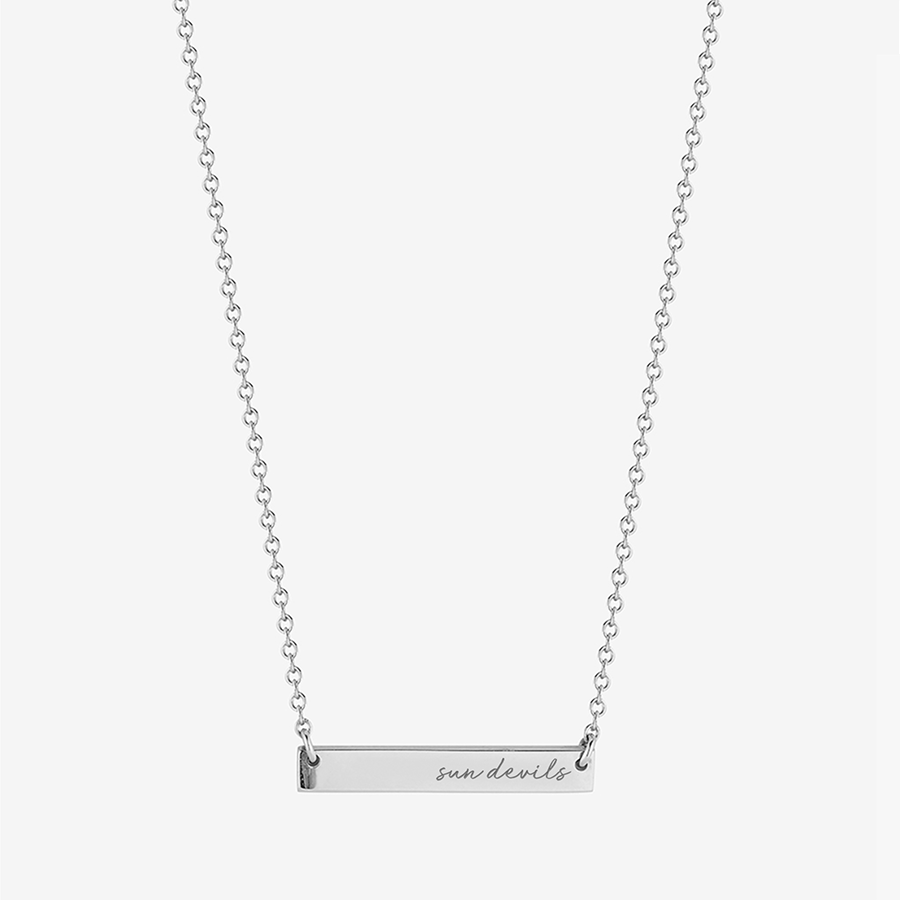 ASU Sun Devils Horizontal Bar Necklace