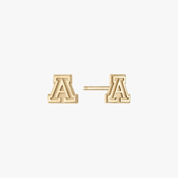 Arizona A Stud Earring Pair Gold 