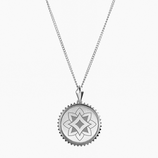 Alpha Sigma Alpha Logo Sunburst Pendant