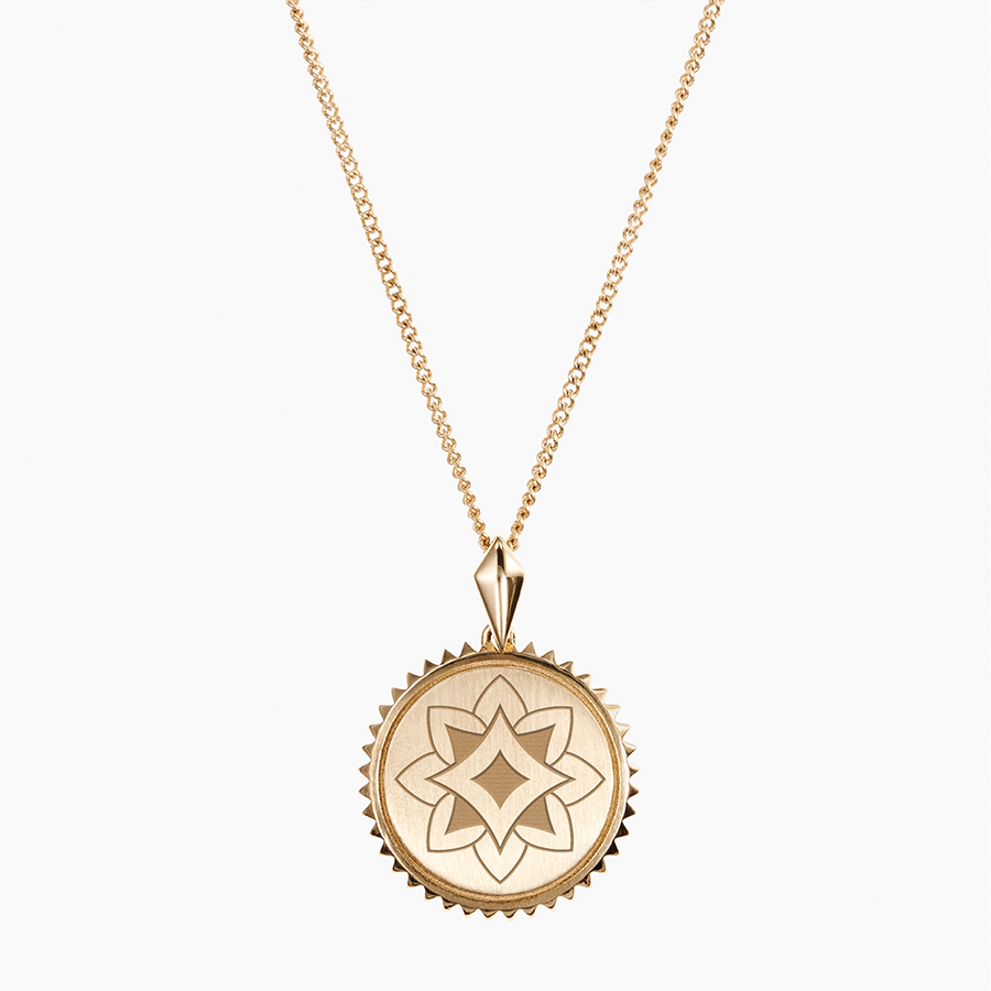 Alpha Sigma Alpha Logo Sunburst Pendant