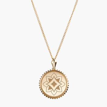 Alpha Sigma Alpha Logo Sunburst Pendant