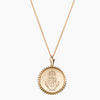 Alpha Sigma Tau Sunburst Crest Necklace