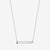 Alpha Sigma Tau Horizontal Bar Necklace in Sterling Silver
