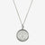 Silver Auburn Sunburst Crest Necklace