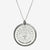 Silver Florentine Crest Necklace Large