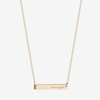 Auburn War Eagle Horizontal Bar Necklace Cavan Gold