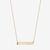 Auburn War Eagle Horizontal Bar Necklace Cavan Gold