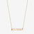 Auburn War Eagle Horizontal Bar Necklace Cavan Gold
