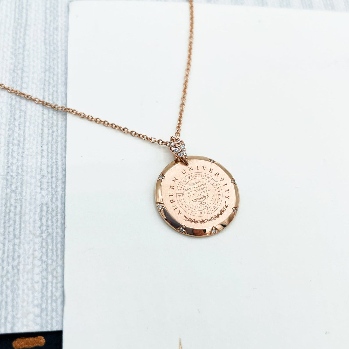 Auburn 7-Point Diamond Necklace