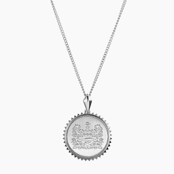 Alpha Xi Delta Sunburst Crest Pendant