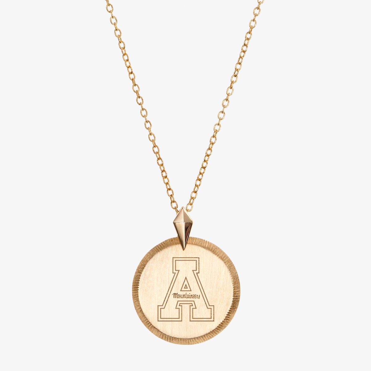 Appalachian State Florentine Pendant