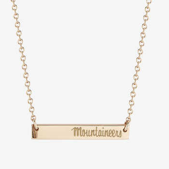 Appalachian State Mountaineers Horizontal Bar Necklace