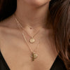 Arkansas Florentine Necklace Petite on Figure