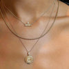 Clemson Sunburst Pendant on figure