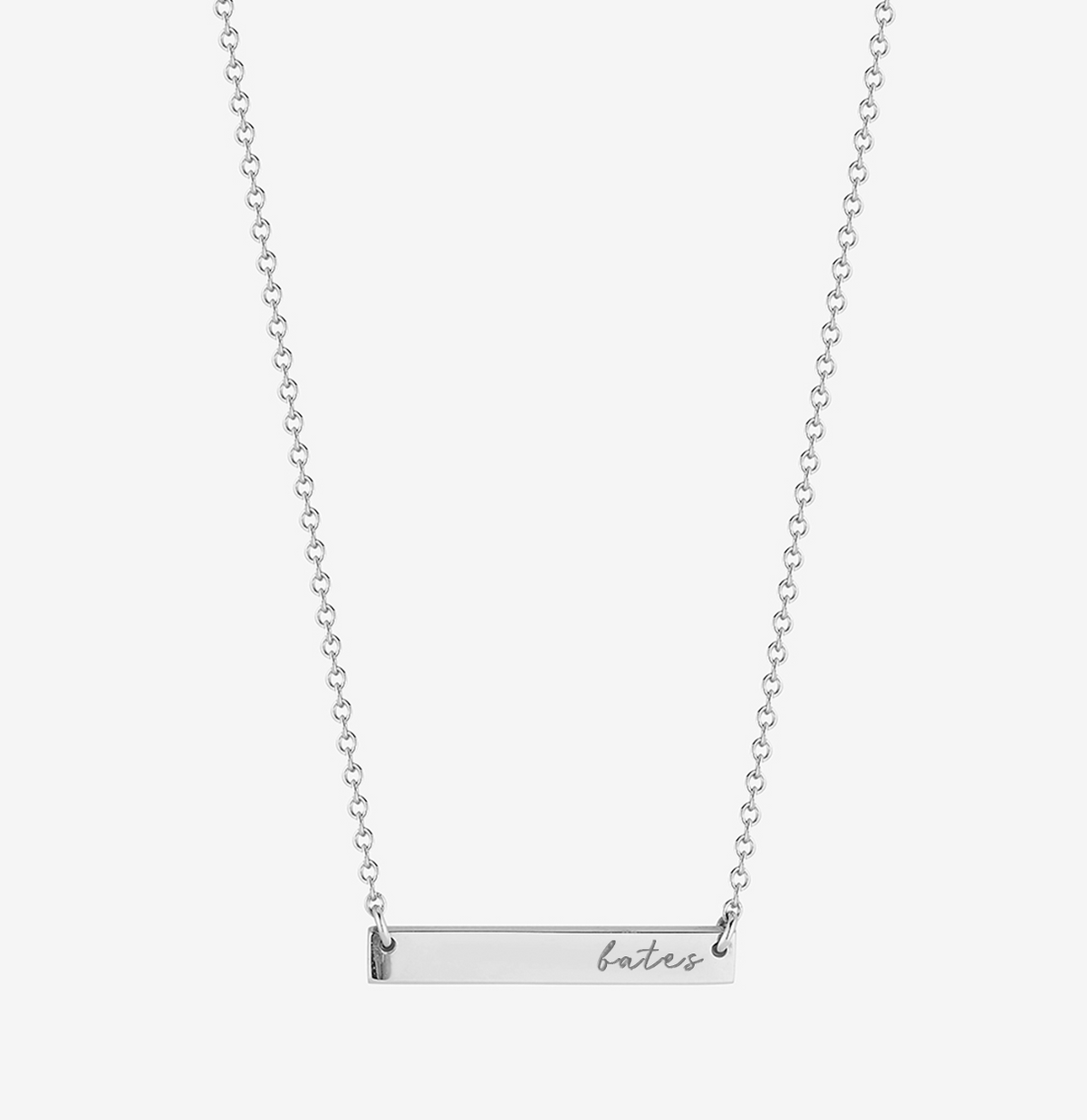 Bates Horizontal Bar Necklace