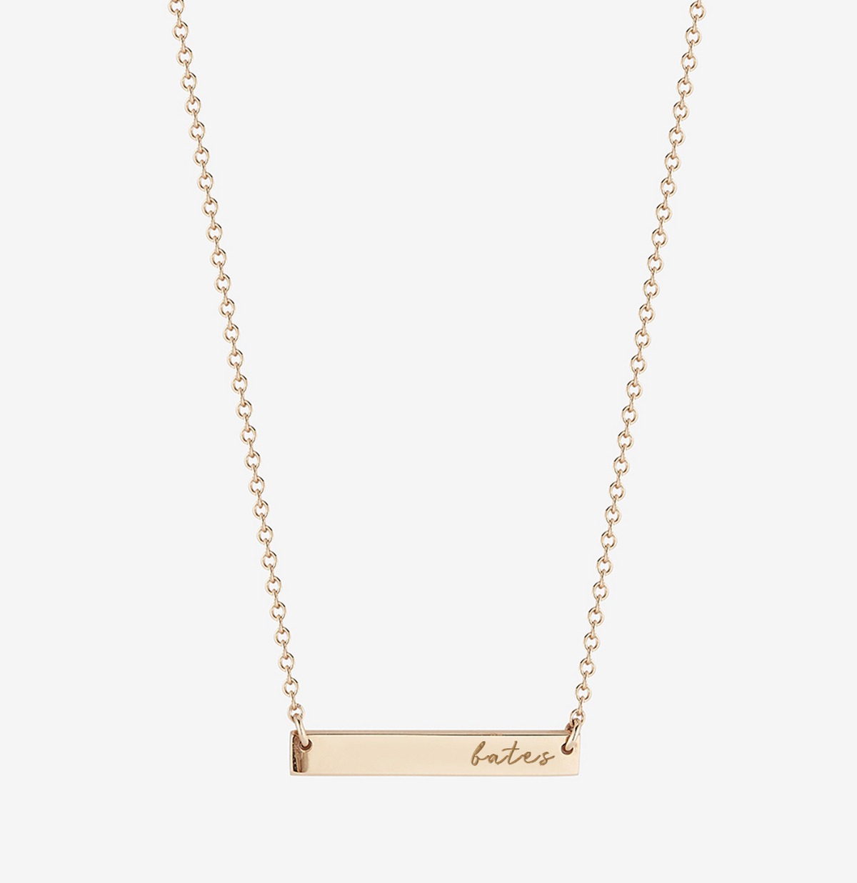 Bates Horizontal Bar Necklace
