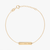 Baylor University Horizontal Necklace Cavan Gold