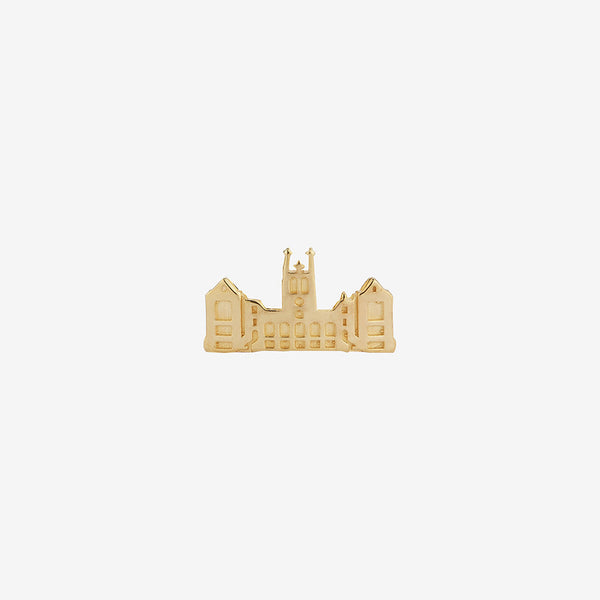 Gold BC Gasson Hall Lapel Pin